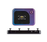 LOOPER Amplificatore for Chitarra Elettrica DH05i, Sistema IAMP, Drum Machine di Ricarica Portatile, Adatto for Chitarra/Basso e Altri Strumenti Musicali (Size : Speaker+pedal)