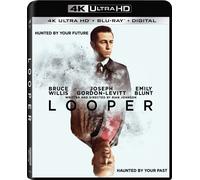 Looper (Blu-ray) Joseph Gordon-Levitt Bruce Willis Emily Blunt Paul Dano