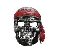 LOOPES Maschere Pirata Bambini Horror Maschera Viso Teschio Maschera Halloween Carnevale Maschera Vintage per Festa Cosplay Pirata Ragazzi Ragazze Festa Compleanno