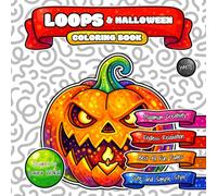 LOOPS & Halloween Coloring Book: Endless Relaxation with Cute and Simple Cartoon Style