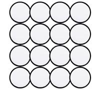 LOOR 16 Pezzi Patch di sublimazione Toppa in tessuto di qualità circolare circolare circolare per abbigliamento, cappelli, uniformi, a