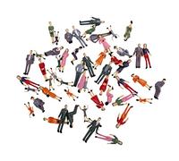 LOOR 50pcs G Scala 1:30 Mix Dipinto Modello Persone Parco Passeggero Street Figure