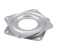 LOOR Lazy Ball - Piastra girevole in metallo, 72 x 72 x 9 mm