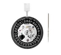 LOOR NH35A Movimento meccanico a 3 Cifre con finestra di Data Orologio Automatico di Lusso Movt Kit di Ricambio di Alta Precisione A, Nero , A