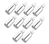 LOORGVEL 10 pezzi Bottiglie Contagocce Riutilizzabili per Estratti Essenziali con Pipetta Antigoccia Precisa per Cosmetici e Profumi