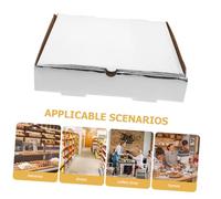 LOORGVEL 10 pezzi Confezione Pizza Cartone Alimentare Spesse Resistenti per Asporto e Conservazione Pizzeria Ristorante