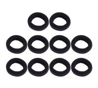 LOORGVEL 10 pezzi Fasce per Colorate e Spesse Elastici Premium Elasticizzati per Code di Cavallo Accessori per Donne e Ragazze Design Semplice e Resistente