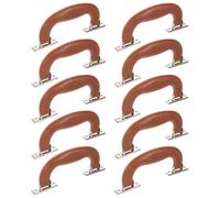 LOORGVEL 10 Pezzi Maniglie di Ricambio per Valigia in Plastica Antiscivolo Impugnature Ergonomiche per Bagagli e Cassette Attrezzi Sostituzione Maniglia Resistente per Trasporto Sicuro