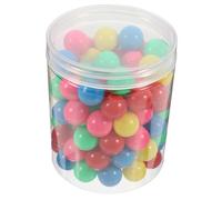 LOORGVEL 100 pezzi Palline di Plastica Colorate Vuote per Problemi di Probabilità Matematica Palline Contabili per Giochi Cinesi e Didattica Elementare