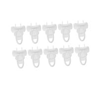 LOORGVEL 10set Copripresa Elettrici Sicuri Per Ragazzo Ragazza Da Facile Da Installare Protezione Per Presa Accessorio Per Sicurezza Infantile Casa Include Apri Per Installazione Veloce