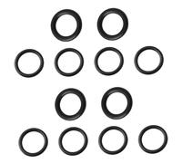 LOORGVEL 12 pezzi Guarnizioni in Gomma per Pinze Freno Bici Mtb Anelli O-ring Resistenti Alte Temperature Kit Completo per Guarnizioni Freno Disco Ciclismo Leggero e Durevole per