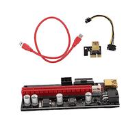 LOORGVEL 1set Pci-e Riser Con Cavo Usb Estensore Per Schede Grafiche Fissaggio Sicuro e Alimentazione Stabile Per Computer Desktop