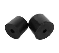 LOORGVEL 2 Pezzi Blocchi Paraurti in Gomma per Camion Ammortizzatori Resistenti per Rimorchi in Gomma ad Alta Assorbenza per e Tutte Condizioni Climatiche