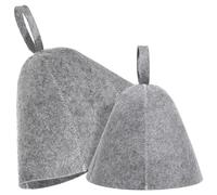 LOORGVEL 2 pezzi Cappello Sauna Feltro Spesso Leggero Comodo per Donna Assorbe Umidità Protegge dal Calore Accessorio Bagno Versatile per Uso Quotidiano