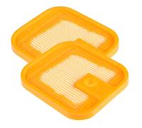 LOORGVEL 2 Pezzi Elemento filtrante Filtro del carburatore del generatore Filtro Motore di Serie Trattore Prato Filtro del Ventilatore del Trimmer Taglia Gomma da Cancellare Arancia