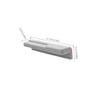 LOORGVEL 2 Pezzi Maniglia Piede per Cassetto Spazzatura senza Contatto Apertura Hands per Armadi con Full Overlay Design Elegante e Compatto per Cucina