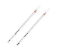 LOORGVEL 2 pezzi Matita Sopracciglia Bianco Liscio Effetto Resistente Sudore e Sbavature per Trucco Occhi e Contorno Labbra