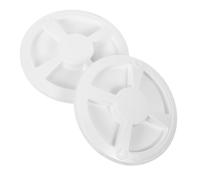 LOORGVEL 2 Pezzi Pomelli in Plastica per Scatola Porta Fazzoletti Manopole Ricambio per Dispenser Carta Igienica e Asciugamani Resistente e Facile da Usare per Accessori Bagno