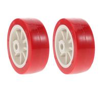 LOORGVEL 2 Ruote Girevoli per Tavolo Elevatore Moto Accessori per Motociclette Installazione Rapida e Stabilità Migliorata Ruote di Ricambio per Cavalletto Centrale Adatte a Garage e