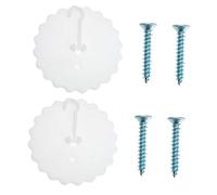 LOORGVEL 2 Set Ganci Ventosa per Zanzariera Supporto Rete Protettiva per Culla Ganci Resistenti in PU Facili da Installare per Protezione Insetti Ragazzo Ragazza
