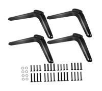 LOORGVEL 2 set Supporto Tv da per Schermi Piani Montaggio Facile con Viti Base Stabile per Soggiorno e Camera da