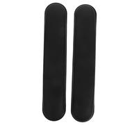 LOORGVEL 2 Set Tappetino bracciolo sostituzione della bracciolo ergonomico accessori per sedie a rotelle per adulti Cuscini per sedie a rotelle spugna Nero