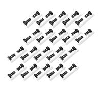 LOORGVEL 20 Pezzi Bastoncini Cotone Assorbente per Umidificatore a Stoppino 10x100mm con Supporto, Filtro di Ricambio per Piccoli Umidificatori da Scrivania, Comodino e Viaggio, Accessori