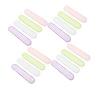 LOORGVEL 20pezzi Custodia Pinzette in Plastica Trasparente Per Strumenti Extension Ciglia Organizer Compatto Scomparti Separati Per Protezione e Organizzazione Per Viaggi e Quotidiano