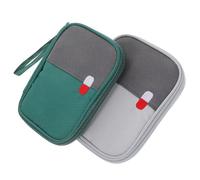 LOORGVEL 2pezzi Kit Primo Soccorso Borsa Piccola Borsa Medicinale Portatile di Pronto Soccorso per Uso Domestico Escursionismo Viaggio per Medicinali