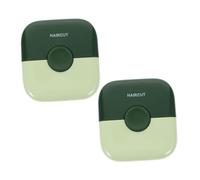 LOORGVEL 2pezzi Pettine Sfoltire Per Strumenti Per Taglio Pettine Rasoio Per Acconciature Sicure e Professionali Portatile Avocado Per Uso Domestico e Viaggi