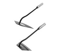 LOORGVEL 2pezzi Zappe Manuali Per Diserbo Interamente in Acciaio Robuste Sarchiatore Manuale Da Attrezzo Scavatore Manuale Scavatrice Da Per Scavare Fossati e Piantare