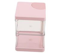 LOORGVEL 2strato Organizer Rotante Per Cosmetici Scatola Trasparente Strati Per Makeup Accessori e Piccole Gioie Salvaspazio Per Tavolo e Vanity