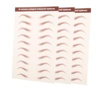 LOORGVEL 3 fogli Adesivi per Sopracciglia Impermeabili Naturale Realistico Kit Veloce per Sopracciglia Folte e Definite Adesivi Sopracciglio Colorati per Make-up Facile