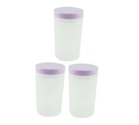 LOORGVEL 3 pezzi Bicchieri per Lavaggio Pennelli Unghie in Resistente Contenitori per Smacchiatore Gel e Porta Pennelli per Nail Art Professionale e Uso Domestico Pratici e Facili da Usare