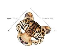 LOORGVEL 3 Pezzi Maschere Halloween Mezzo Volto Leggere e Confortevoli per Festa Mascherata Cosplay Animali