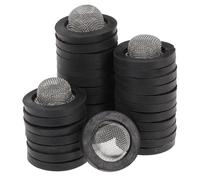 LOORGVEL 30 Pezzi Guarnizioni per da con Filtro in Acciaio Rondelle in Gomma Spessa e O-Ring per Riparazione Lavatrice e Rubinetti Adatte per Valvole Lavandino e Accessori Idraulici