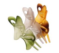 LOORGVEL 3pezzi Decorative Floral Matte Hair Clips for Women Elegant Western Hair Accessories for Everyday Use and Special Occasions