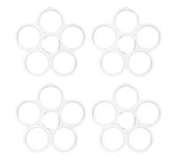 LOORGVEL 4 Pezzi di Supporto per composizioni Floreali, Rane per Fiori per composizioni Floreali in Vaso, griglia Floreale, Supporto per a 6 Griglie per Inserti per Piante di Fissaggio per Bouquet