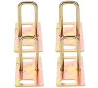 LOORGVEL 4 Pezzi Gancio in Metallo per Bloccaggio Sedile Veicolo Elettrico, Piastra di Sicurezza per Sella, Pezzi di Ricambio per Motociclette, Accessori Antifurto per Veicoli a Due Ruote,