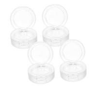 LOORGVEL 4 pezzi Palette Vuota Occhi in Plastica Vaschette Compatte Riutilizzabili per Ombretti e Cosmetici Portatile per Trucco Professionale e Viaggio