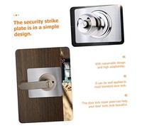 LOORGVEL 4 Pezzi Piastra Porta Copri Serratura Antiruggine Resistente per Porte Standard Serrature Allentate e Punti Deboli Casa