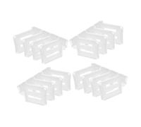 LOORGVEL 4 set Divisori Frigorifero Regolabili Separatore Ripiano Laterale per Porta Organizer Scomparti Frigorifero Senza Attrezzi Plastica Resistente per Spazi Ordinati