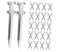 LOORGVEL 40 Pezzi Chiodi per Scarpe Arieggiatore da Metallo Resistente per Aerazione e Accessori Durevoli per Arieggiatore Manuale e Multifunzionale Cortili e