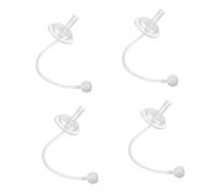 LOORGVEL 4pezzi Silicone Per Bottiglie Per Accessori Per Bicchieri Da Apprendimento Compatibili Con Bottiglie Dal Di Trasparenti e Sicure Per Uso Infantile