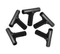 LOORGVEL 5 Shape Pipe Sleeve per Connettori in PP Antiscivolo per Recinzione Parti Ricambio Resistenti e Compatibili con Modelli