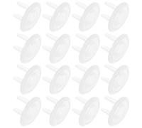 LOORGVEL 50 Pezzi Copripresa Sicurezza per Trasparenti Tappi Protezione per Prese Elettriche a Due Fori Coperture Antipolvere Compatibili per Casa e Ufficio Protezione Avanzata da