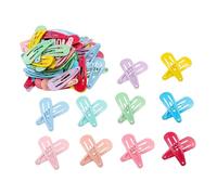LOORGVEL 50 pezzi Mollette per Capelli Bambina Colorate Candy Clip Fermagli per Frangia Fermagli Snap per Bambine Accessori Capelli Antiscivolo e Facili da Usare per Fissare e Decorare
