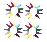 LOORGVEL 50 pezzi Spugnette Trucco Triangolari Morbide Spugne Cosmetiche Multiuso per Viso Utilizzo Bagnato e Asciutto Applicatore Fondotinta Uniforme e Risparmio Prodotto