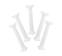 LOORGVEL 5pezzi Decorative Roman Pillars Mini Column Model for Photography Props Table Decor Sturdy Design for Garden Wedding Decorations