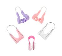 LOORGVEL 5pezzi Dispositivo Correttore Del Naso in Silicone Clip Nasali Per Respirare e Miglioramento Della Del Naso Invisibile e Traspirante Per e Donne